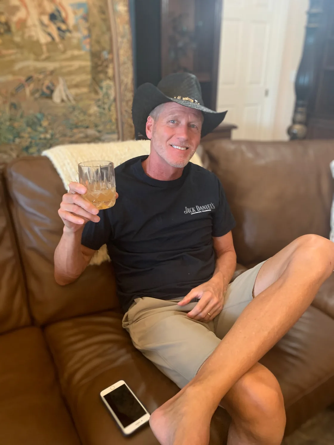Dave, the rancher behind Blue Grotto Beef, at home in Williston, Florida